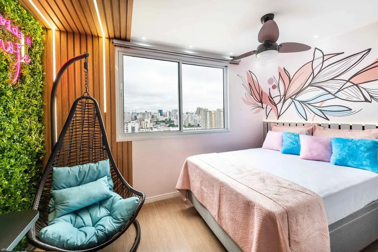Apartment Studio Design Prox Ao Metro Bras Com Piscina Sao Paulo