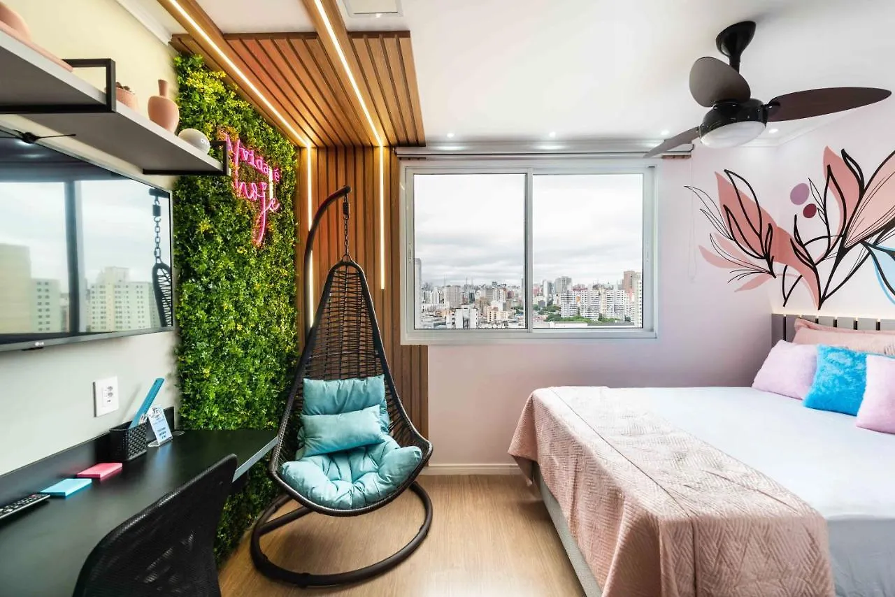 Studio Design Prox Ao Metro Bras Com Piscina Sao Paulo Brazil
