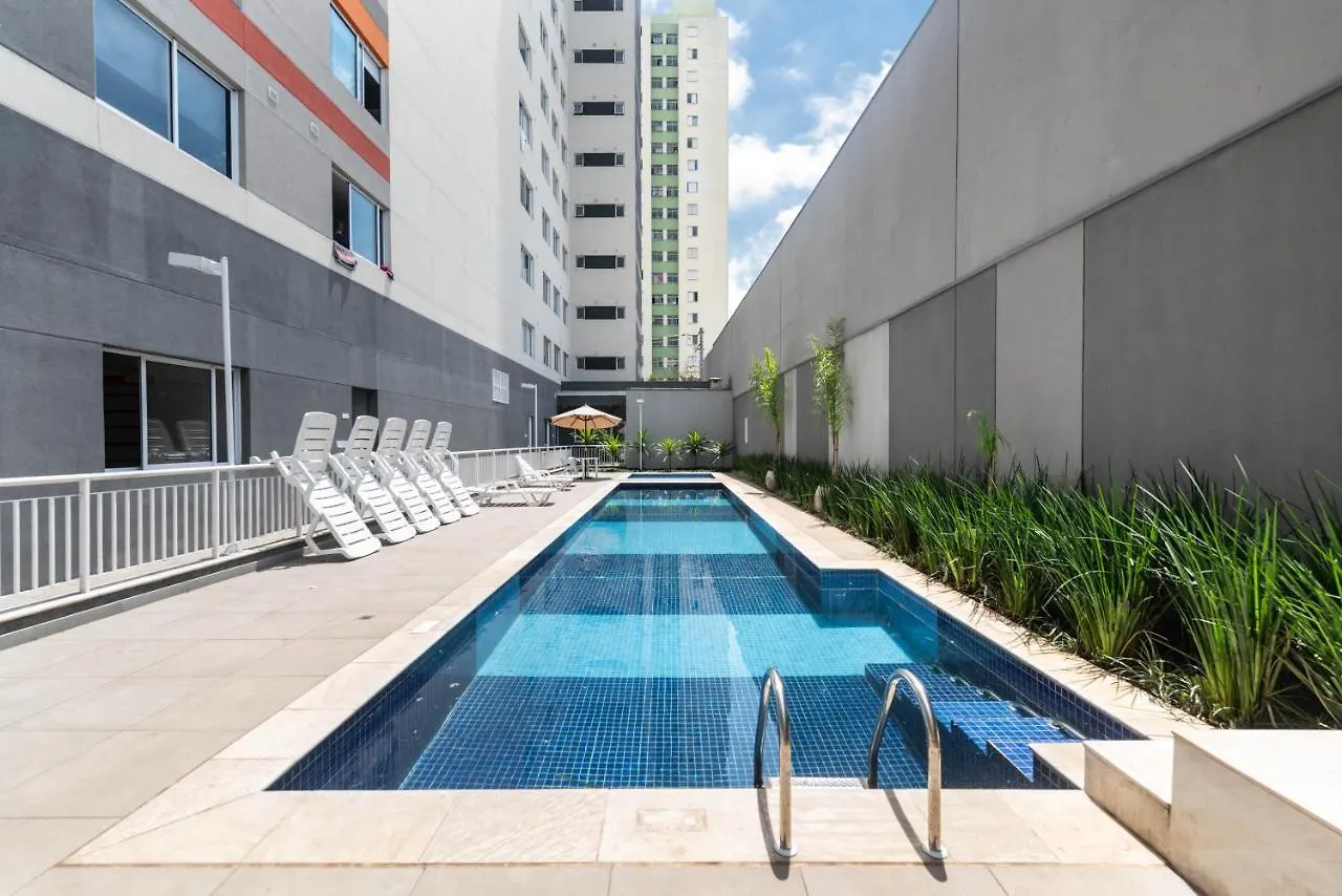 Studio Design Prox Ao Metro Bras Com Piscina Sao Paulo Apartment